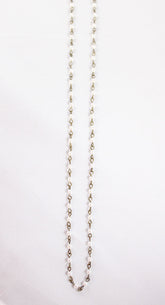 Beaded Pearl and Bronze Wire Wrapped Layering Charm Necklace - Customize by Adding Your Charms Separately